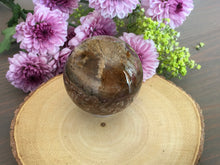 Load image into Gallery viewer, The Divine Alignment - Shaman Quartz and Red Rutile Sphere