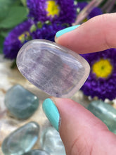 Load image into Gallery viewer, Fluorite Tumbles for Clarity and the Empath
