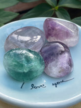 Load image into Gallery viewer, Fluorite Tumbles for Clarity and the Empath
