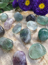 Load image into Gallery viewer, Fluorite Tumbles for Clarity and the Empath
